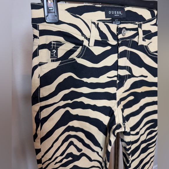 Vintage Guess Zebra Print Jeans - Picture 2 of 5